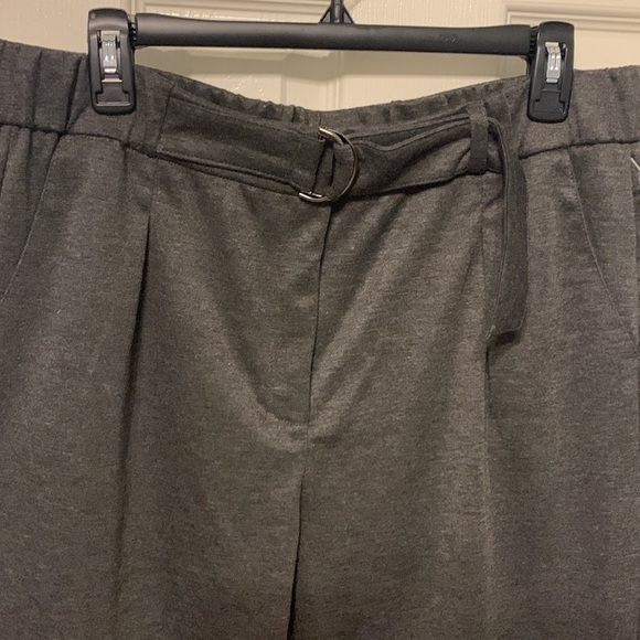 Liz Claiborne Petite Plus Belted Pant - Picture 2 of 9